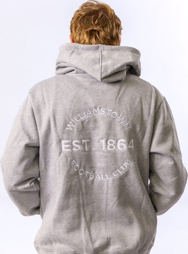 New Balance Seagulls Unisex Grey Fleece Hoodie - Image 3
