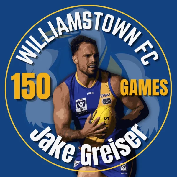 Jake Greiser 250th games badge