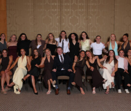 MELBOURNE, AUSTRALIA - SEPTEMBER 14: VFLW Team of the Year during the 2026 VFL and VFLW Awards at the Crown Palladium on September 14th, 2026 in Melbourne, Australia. (Photo by Morgan Hancock/AFL Photos)